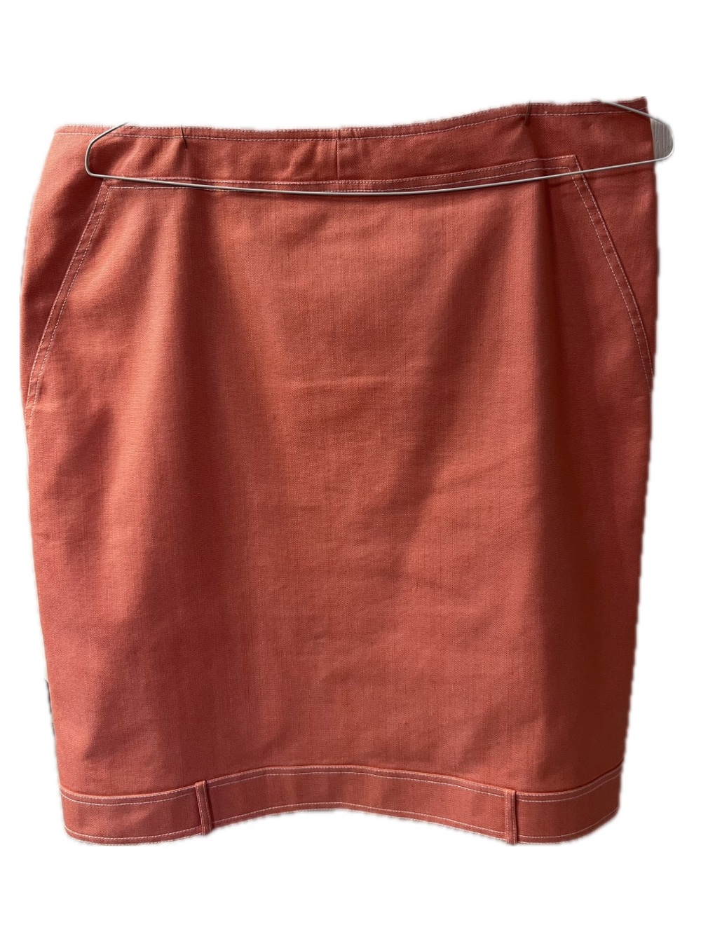 Carlisle Coral Pencil Skirt
